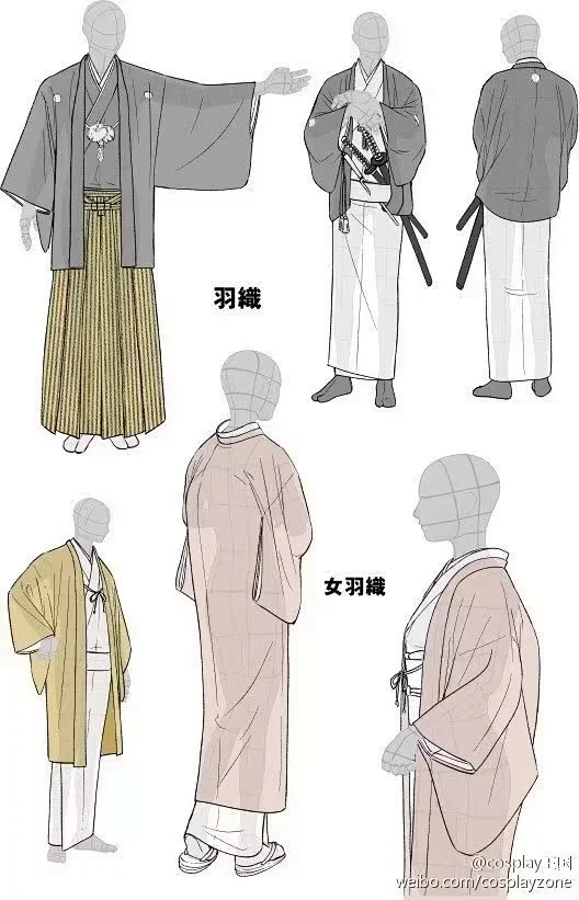 和服 武士裤-花瓣网