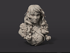 小铜钱儿采集到【Zbrush】——头像