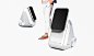 ai electronic device home appliances industrial design  minimal mobility modern product robotics simple