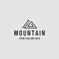 三角形，山logo标志矢量图素材