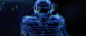 concept art data visualization FUI hologram infographic Scifi UI