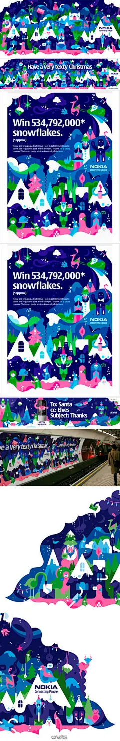 设计现场：nokia插画