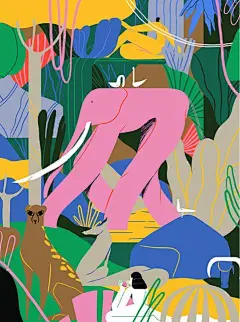 by xoana herrera，独特的造型与颜色控制。 ​​​​