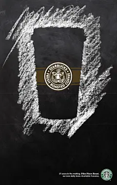 星巴克趣味创意海报设计