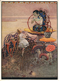 1922年伦敦版《爱丽丝梦游仙境》中的插图 。作者：Gwynedd M. Hudson