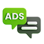 Ads Chat 3D Icon