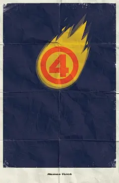 极简风格 Marvel 漫画海报 – Marko Manev #采集大赛#