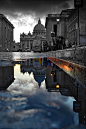 Today my Rome reflected on a puddle!