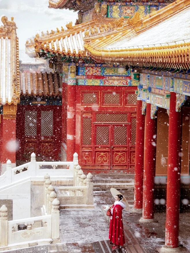 故宫雪景远赴人间惊鸿宴 一睹人间盛世颜-花瓣网