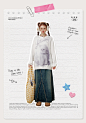 UNIFREE白色喷绘印花卫衣可爱少女猫咪图案休闲日常百搭宽松显瘦-tmall.com天猫