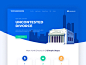 YanivAssociates - Home Page clean colors web illustration ux ui project landing