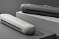 HP Go! : This product is a design concept branded for HP. It's a portable scanner with an intuitive design that is easy to operate and carry. It allows the user to scan all kinds of documents within A4 format on the go. The design features a race track sh