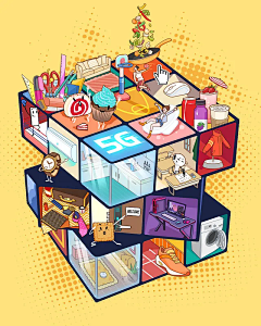 爆炸小丸子X采集到插画