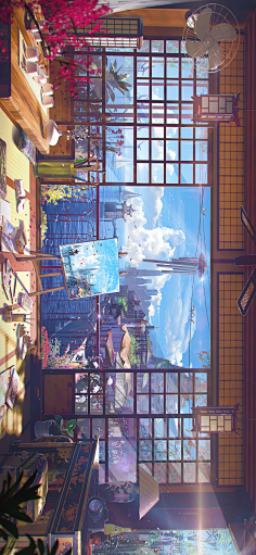 【二次元】室内-卧室-花瓣网|陪你做生活的设计师 | pixiv