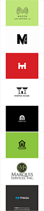 早晨设计_Morningdesign：【创意logo设计】第二组“M”来袭！希望你能喜欢，最好能激发你的创作灵感！