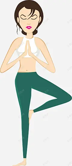 做瑜伽的美丽女人图 瑜伽女性 线条 运动 锻炼 元素 免抠png 设计图片 免费下载 页面网页 平面电商 创意素材