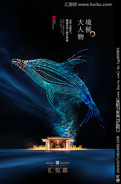 鲸鱼地产海报