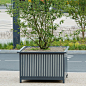 steel planter