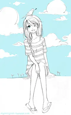 有人喜欢这个风格的图么_看图_插画吧_百度贴吧