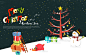 创意字体 神秘礼物 冬日雪人 圣诞促销海报设计PSD tid256t000014