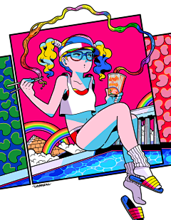 众口难调in采集到欧美插画