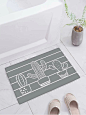 Cactus Print Floor Mat : Free Returns ✓ Free Shipping On Orders $49+ ✓. Cactus Print Floor Mat- Rugs & Carpets at SHEIN.