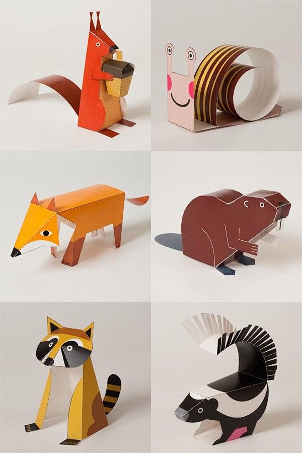 Paper animals: