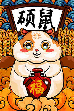 是栗子哈采集到卡通图案素材