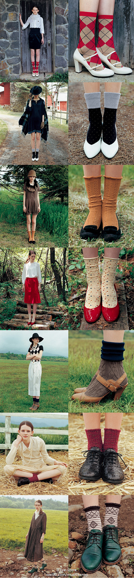 #lookbook# 日牌袜子tabio...