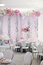 An Enchanting Romance: Moscow Wedding with Pink and Purple Florals - MODwedding : All eyes are on this Moscow wedding — one of the most dreamy fairytales we’ve ever seen! At the royal looking Villa Rotonda Deauville, this stunning bride and groom got the 