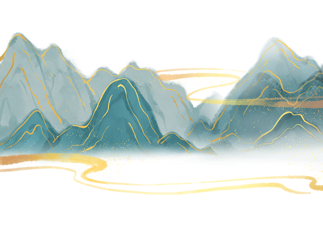 古典山水画PNG元素 (2890×220...