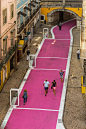 Rua Cor de Rosa - Pink Street, José Adrião Arquitectos, Lisboa, Portugal © Fernando Guerra, FG+SG Architectural Photography