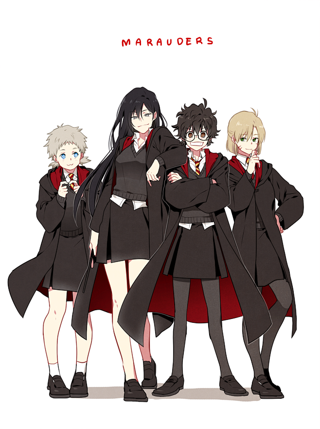 Harry Potter 哈利·波特 Marauders 莱姆斯·卢平 小矮星彼得 小天狼星·布莱克 詹姆·波特