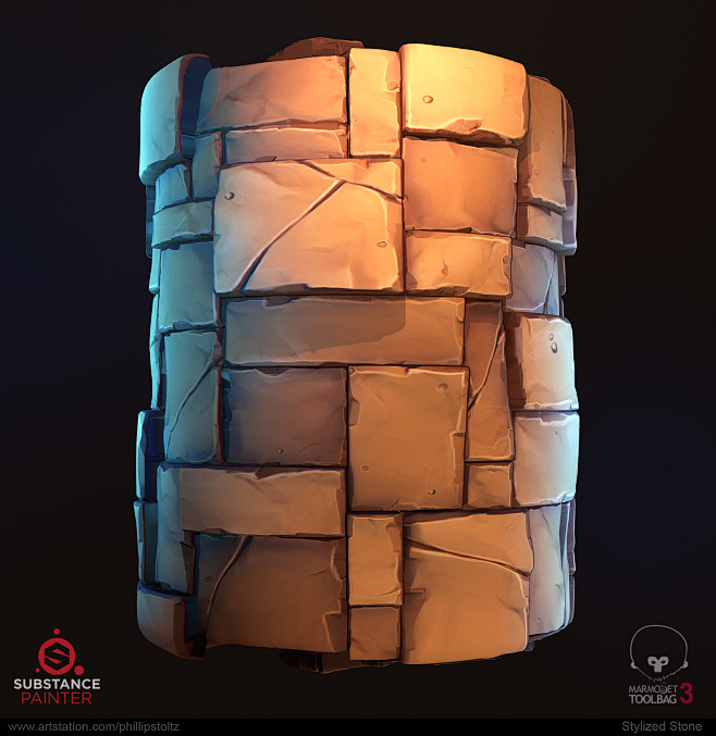 Stylized Stone Textu...