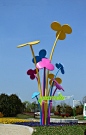 城市广场景观布置节庆花朵创意摆件玻璃钢翻模大型仿真花园林雕塑-淘宝网