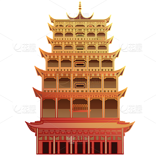 中秋国庆中国风建筑-莫高窟