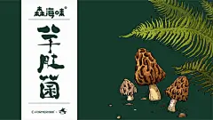 菌类包装设计合集 | 原创 手绘 插画-古田路9号-品牌创意/版权保护平台
