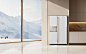 ls7623_Photorealistic_image_of_a_white_refrigerator_with_closed_8fcc88b4-d6d2-4fef-8cbb-370a97fb9e91