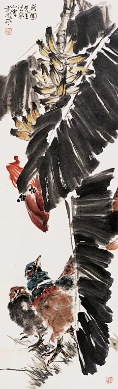 张聿光花鸟作品