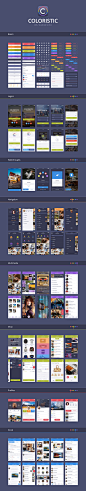 Coloristicpresentation╱APP╱APPUIUI界面APP界面移动端UIwebappicon