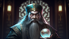 梅椰采集到灵感 AI绘画 神龙