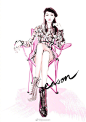 jjseason插画超话 ---- 敢热爱，敢去闯  @宋茜 #宋茜创造营2020# #season时尚插画# ​​​​