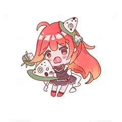 端午粽子卡通人物端午元素吃粽子小女孩高清模板免费下载-趣麦麦图