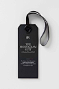 Monogram hangtag