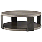 Baker - Angulo Round Cocktail Table by Laura Kirar - 48.5" round, 17.75" high
