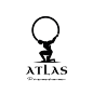阿特拉斯，古希腊神话，logo标志矢量图素材