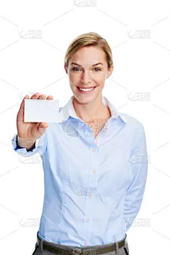 名片的女人