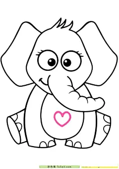 月亮上的小象宝宝！13张友好而温柔的小象卡通儿童涂色简笔画！ | 涂色集，涂色画打印大图 : 从前，有一个小象宝宝，他住在月亮上。每天晚上，他都能看到地球上的美丽风景，心里非常向往。一天，小象宝宝决定要去地球上看看，他相信这将是一次令人难忘的冒险。小象宝宝来到月亮边缘，看着那个熟悉而又陌生的地球。他深吸一口气，毅然跳下月亮，向地球飞 月亮上的小象宝宝！13张友好而温柔的小象卡通儿童涂色简笔画！