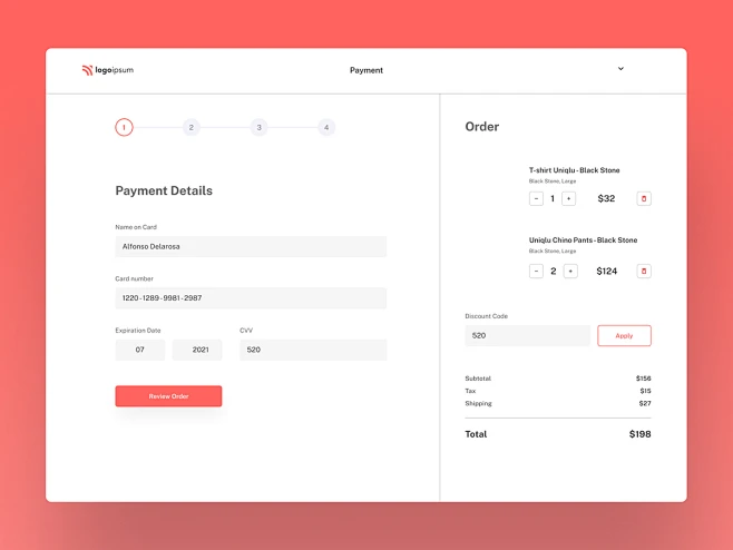 Web Checkout Design-花瓣网