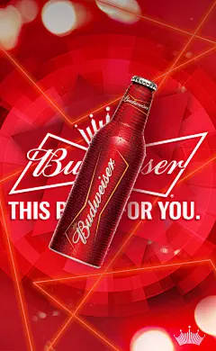 海报 | 百威 Budweiser : 百威微信H5海报设计